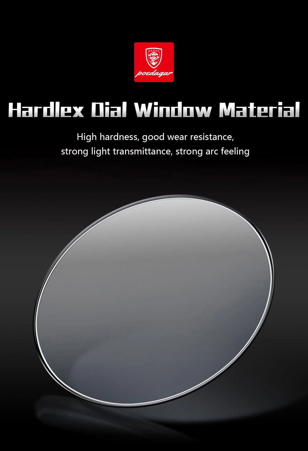 Poedagar relógio original de luxo para homem, cronógrafo, à prova d'água, luminoso, relógio masculino de quartzo, aço inoxidável