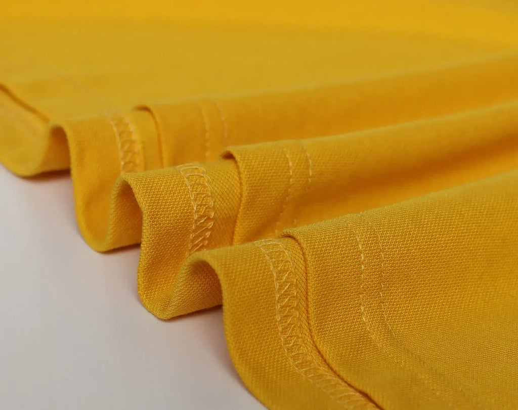 Camiseta polo bordada de verão masculina manga curta lapela design respirável leve streetwear ao ar livre ajuste de grandes dimensões