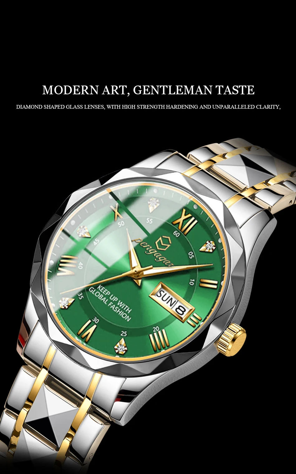 PENGAGAR Luxo Quadrado Esporte Homem Relógio de Pulso À Prova D 'Água Luminosa Cronógrafo Relógios Masculinos de Quartzo Relógio Masculino de Aço Inoxidável Reloj