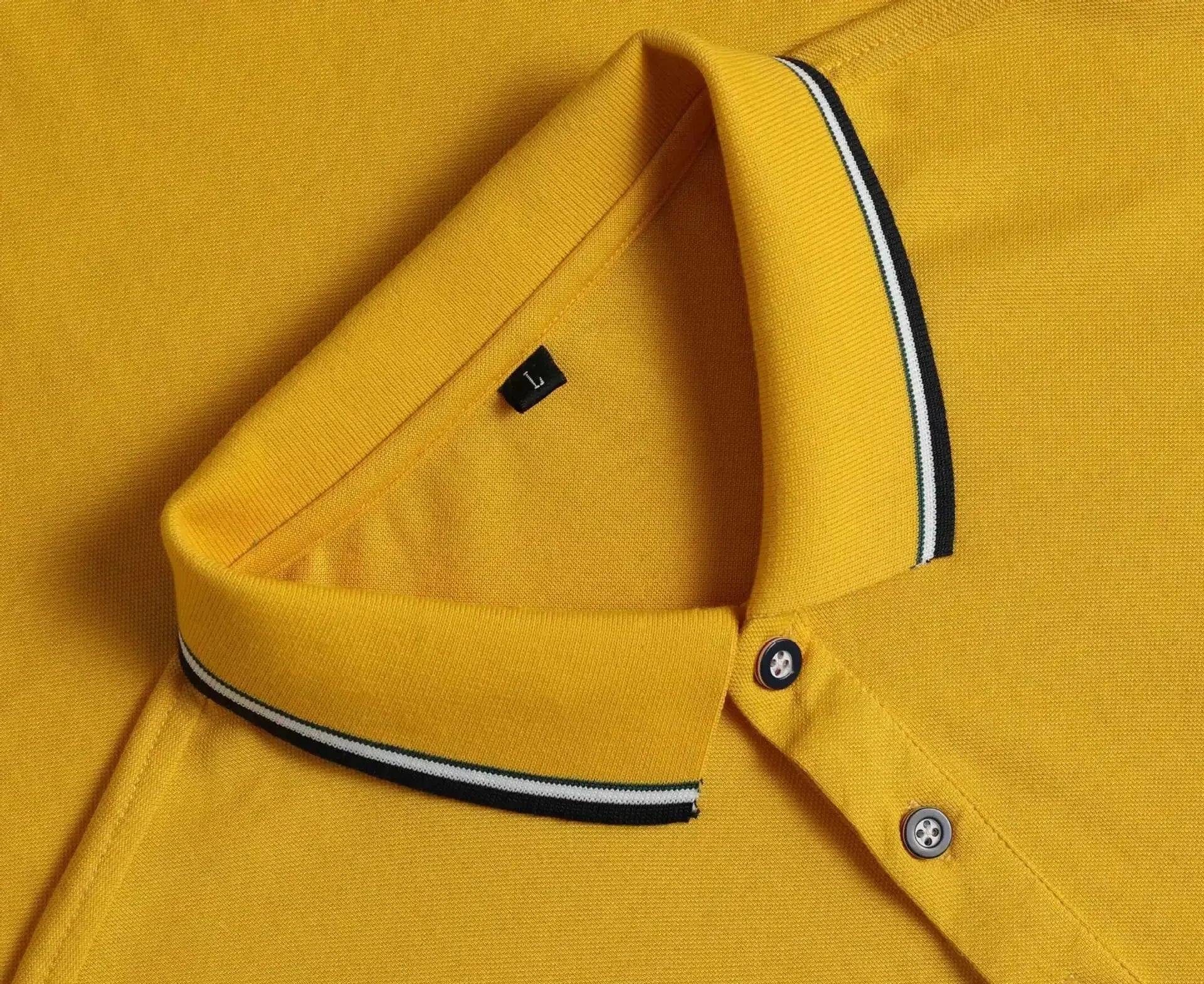 Camiseta polo bordada de verão masculina manga curta lapela design respirável leve streetwear ao ar livre ajuste de grandes dimensões